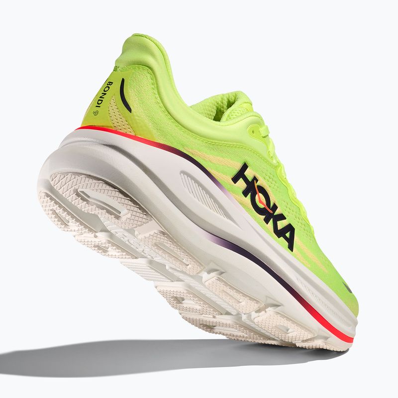 Кросівки для бігу чоловічі HOKA Bondi 9 Wide neon yuzu/sunlight 5