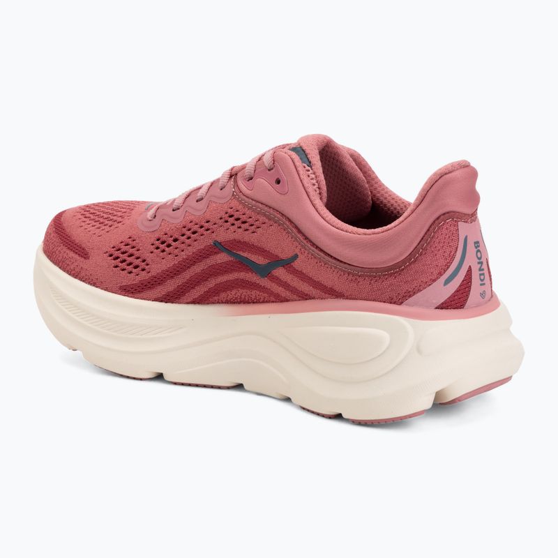 Кросівки для бігу жіночі HOKA Bondi 9 Wide lingonberry/cranberry 3