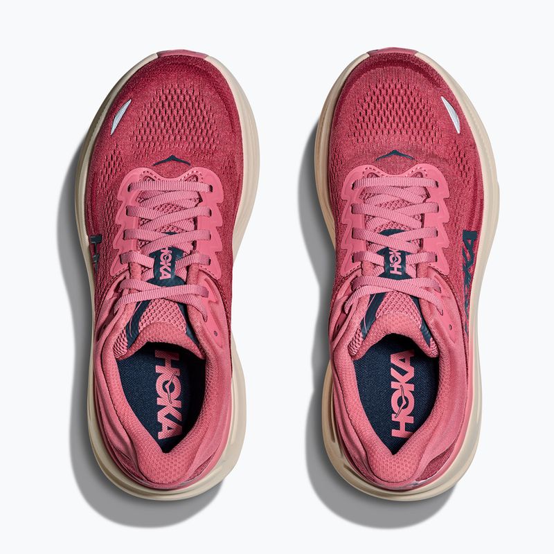 Кросівки для бігу жіночі HOKA Bondi 9 Wide lingonberry/cranberry 7
