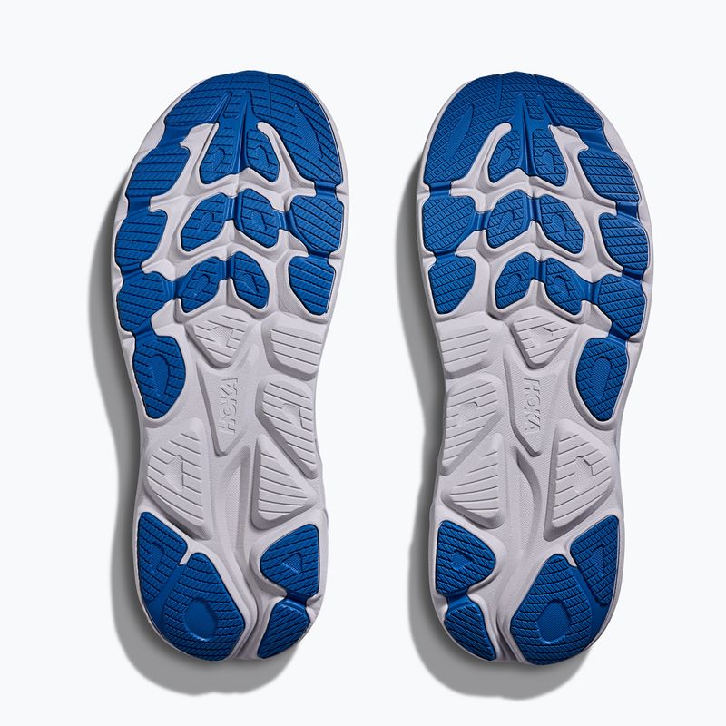 Чоловічі бігові кросівки HOKA Clifton 10 Wide попелясто-сірий/неоново-зелений 8