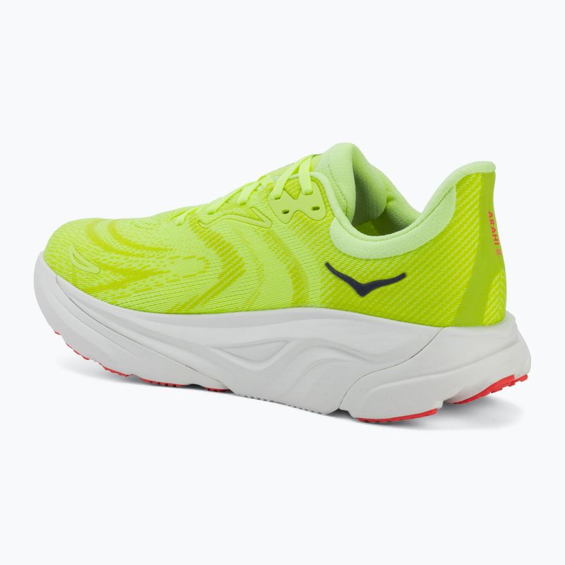 Кросівки для бігу чоловічі HOKA Arahi 8 Wide neon yuzu/neon flame 3