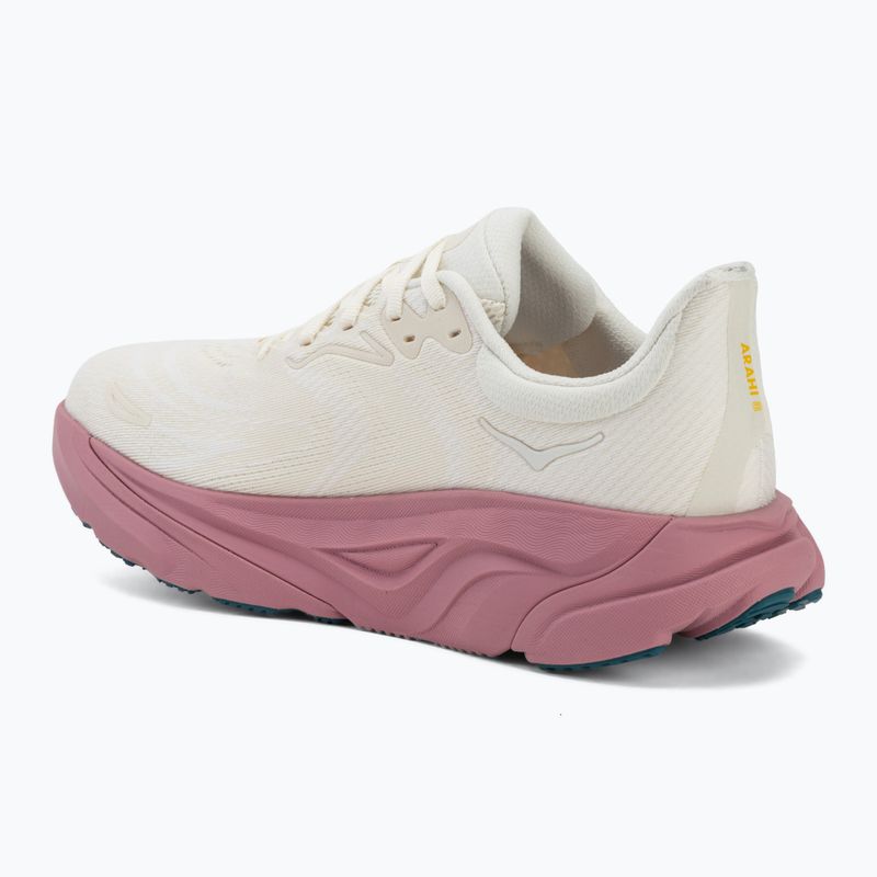 Кросівки для бігу жіночі HOKA Arahi 8 Wide alabaster/lingonberry 3
