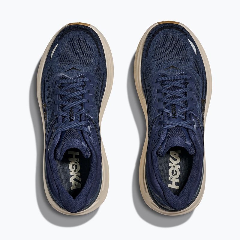 Кросівки для бігу чоловічі HOKA Bondi 9 Wide midnight blue/varsity navy 7