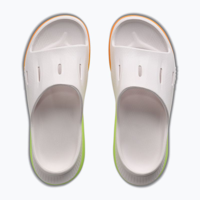 Шльопанці HOKA Ora Recovery Slide 3 white/neon yuzu 8