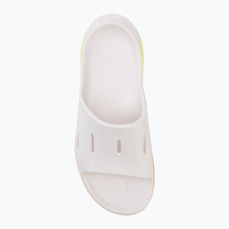 Шльопанці HOKA Ora Recovery Slide 3 white/neon yuzu 5