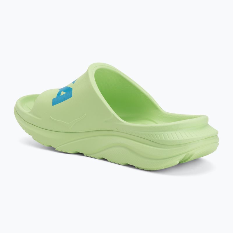 Шльопанці HOKA Ora Athletic tart apple/skyward blue 3
