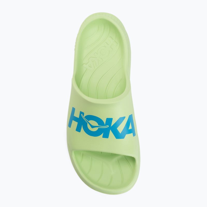 Шльопанці HOKA Ora Athletic tart apple/skyward blue 5