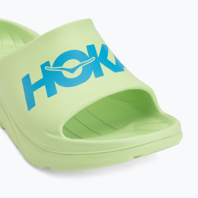 Шльопанці HOKA Ora Athletic tart apple/skyward blue 7