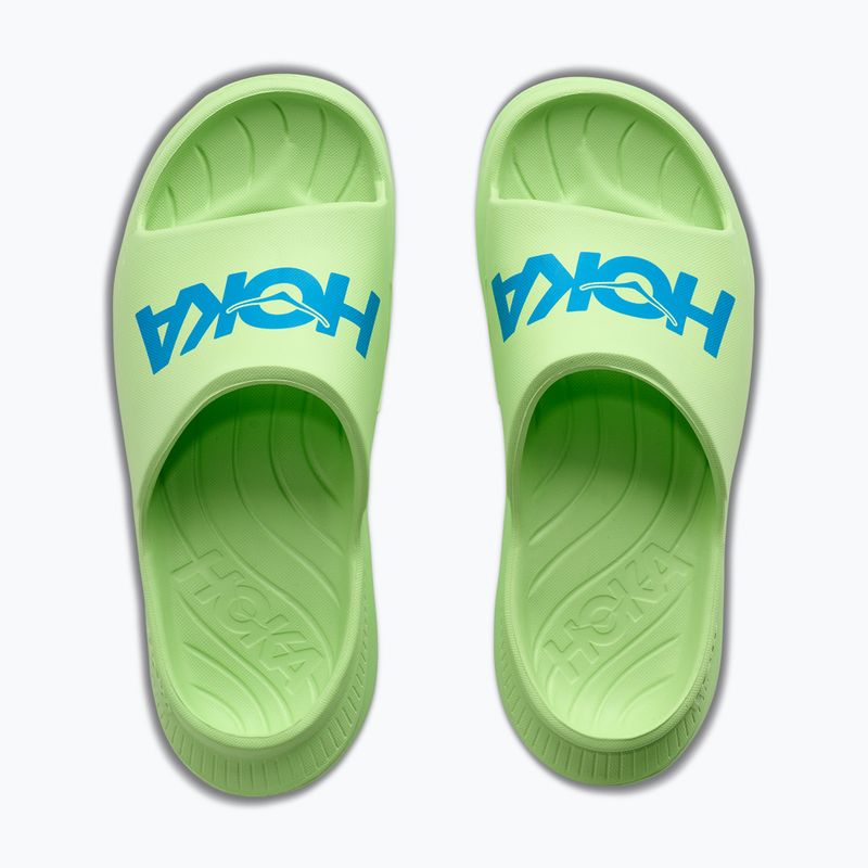 Шльопанці HOKA Ora Athletic tart apple/skyward blue 7