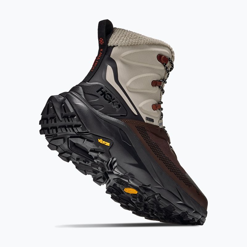 Взуття трекінгове чоловіче HOKA Kaha 2 Frost GTX river rock grey/black 5
