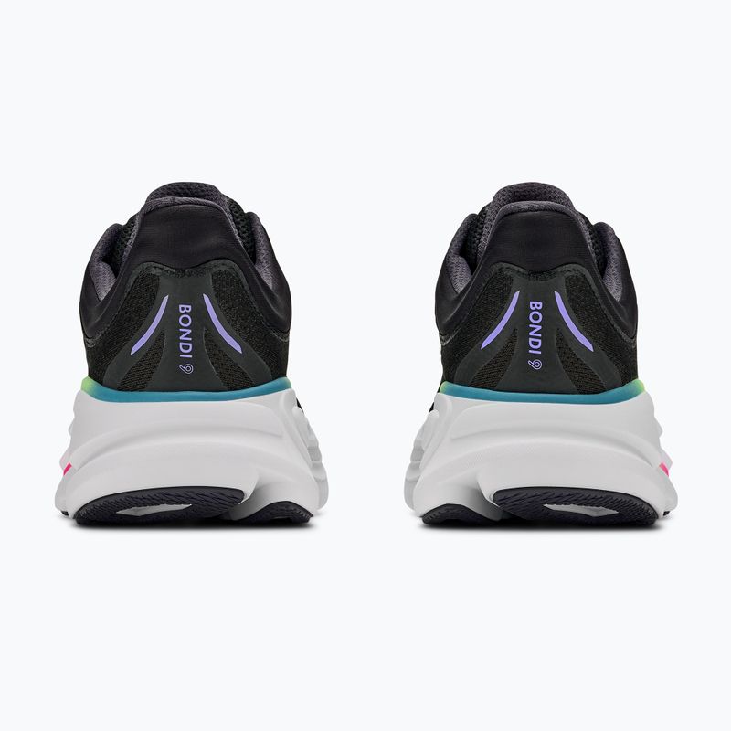 Кросівки для бігу чоловічі HOKA Bondi 9 black/neon yuzu 4
