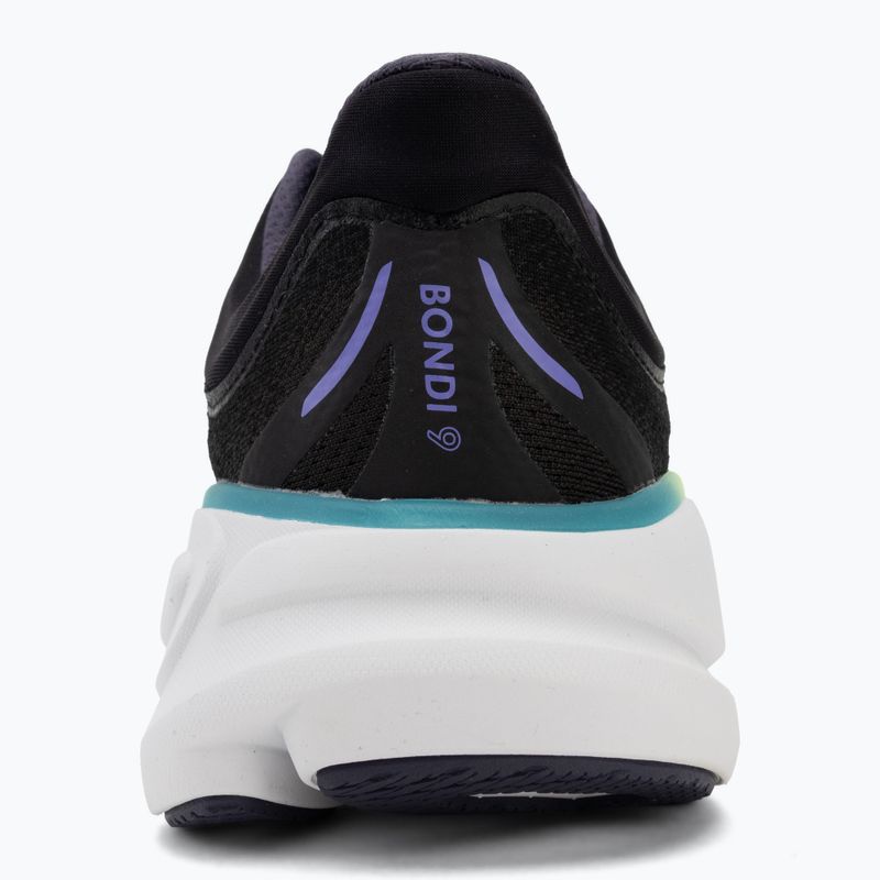 Кросівки для бігу чоловічі HOKA Bondi 9 black/neon yuzu 6
