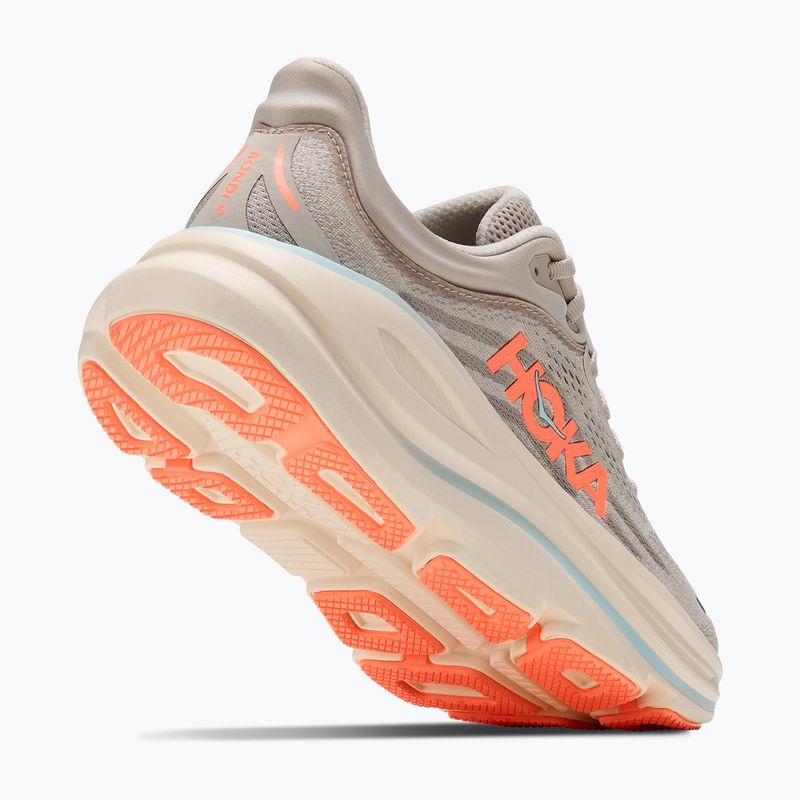 Кросівки для бігу жіночі HOKA Bondi 9 Wide river rock grey/mineral ore 3