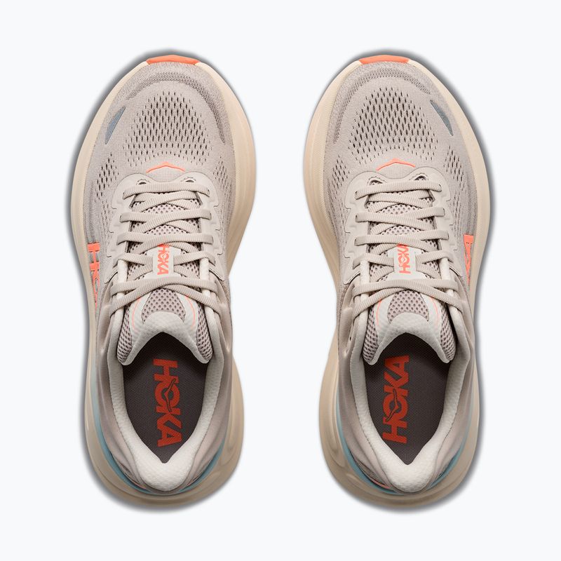 Кросівки для бігу жіночі HOKA Bondi 9 Wide river rock grey/mineral ore 5