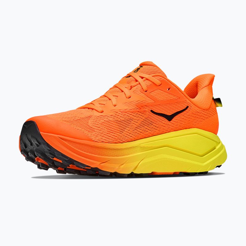 Кросівки для бігу чоловічі HOKA Challenger 8 neon tangerine/hoka citrus 2