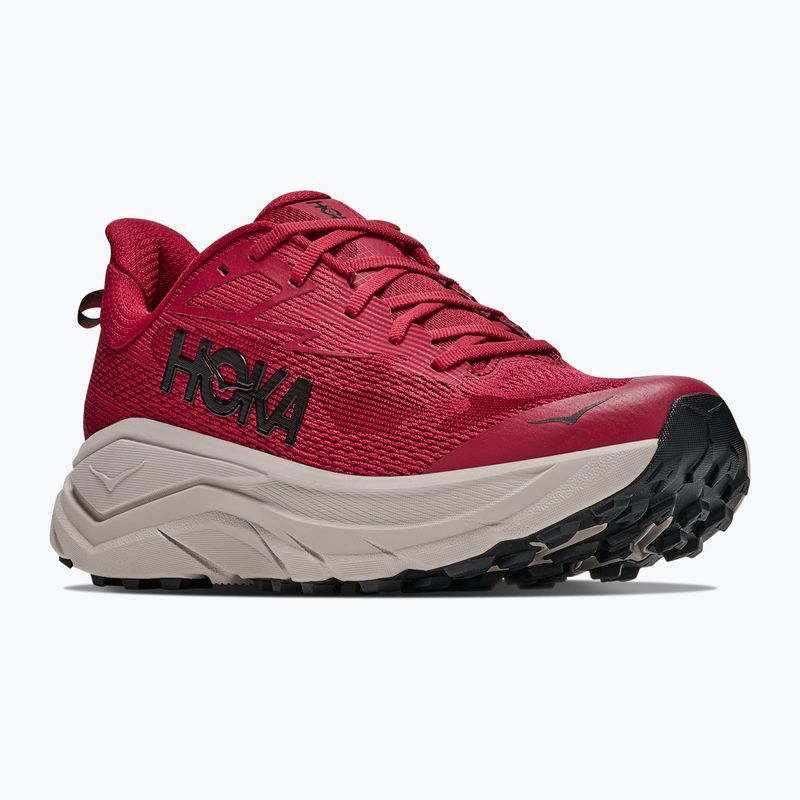 Кросівки для бігу чоловічі HOKA Challenger 8 red agate/river rock grey