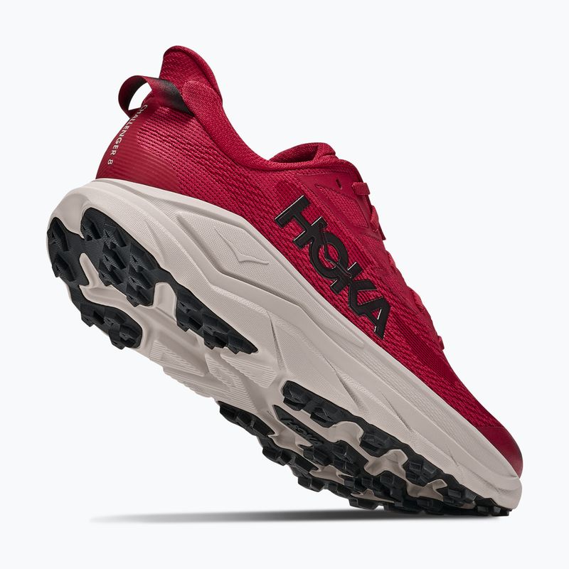 Кросівки для бігу чоловічі HOKA Challenger 8 red agate/river rock grey 3