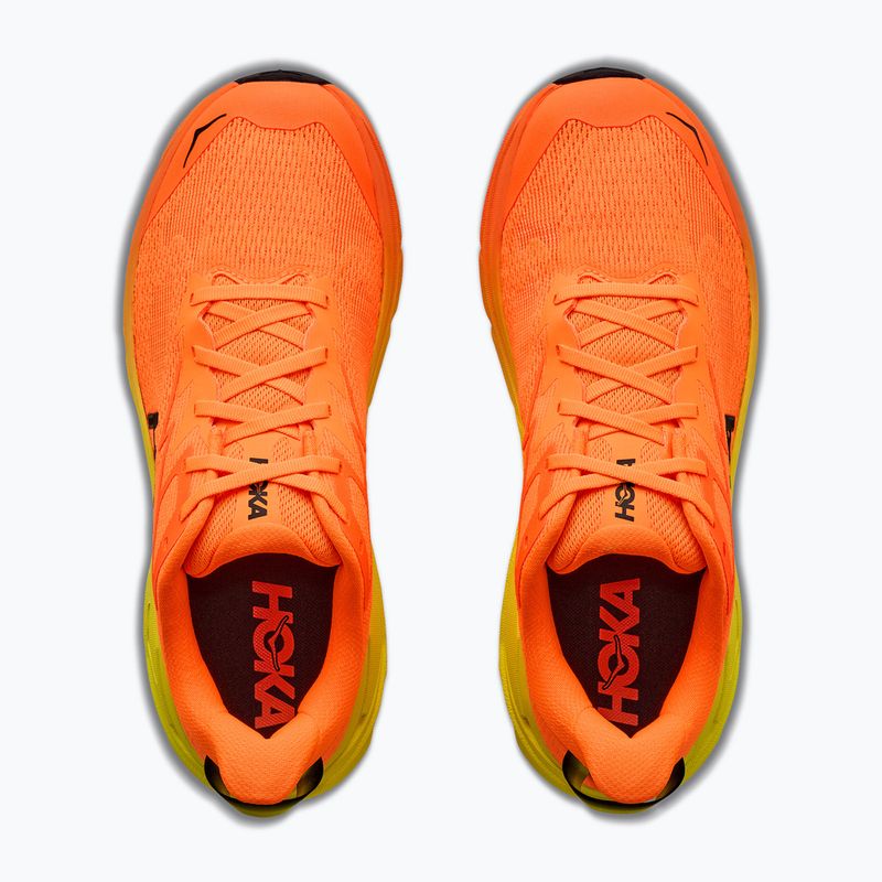 Кросівки для бігу чоловічі HOKA Challenger 8 Wide neon tangerine/hoka citrus 5