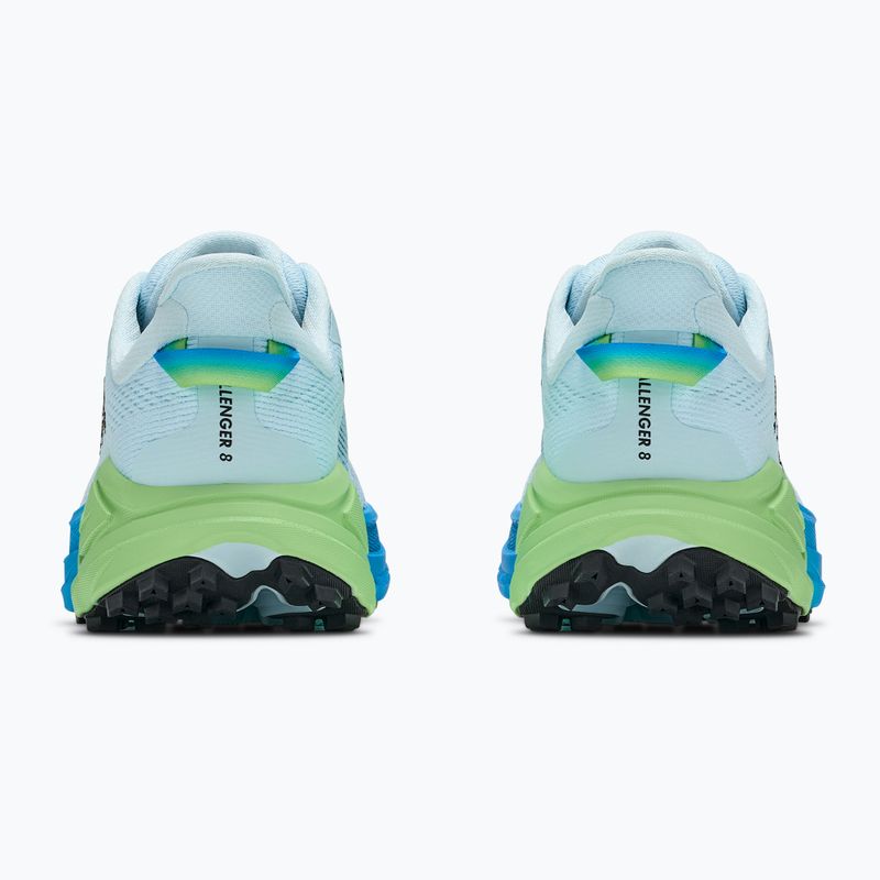Кросівки для бігу жіночі HOKA Challenger 8 Wide glimmering blue/tart apple 4