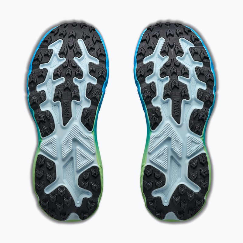 Кросівки для бігу жіночі HOKA Challenger 8 Wide glimmering blue/tart apple 6