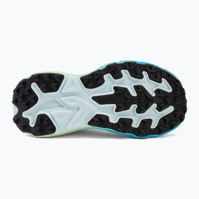 Кросівки для бігу жіночі HOKA Challenger 8 Wide glimmering blue/tart apple 4