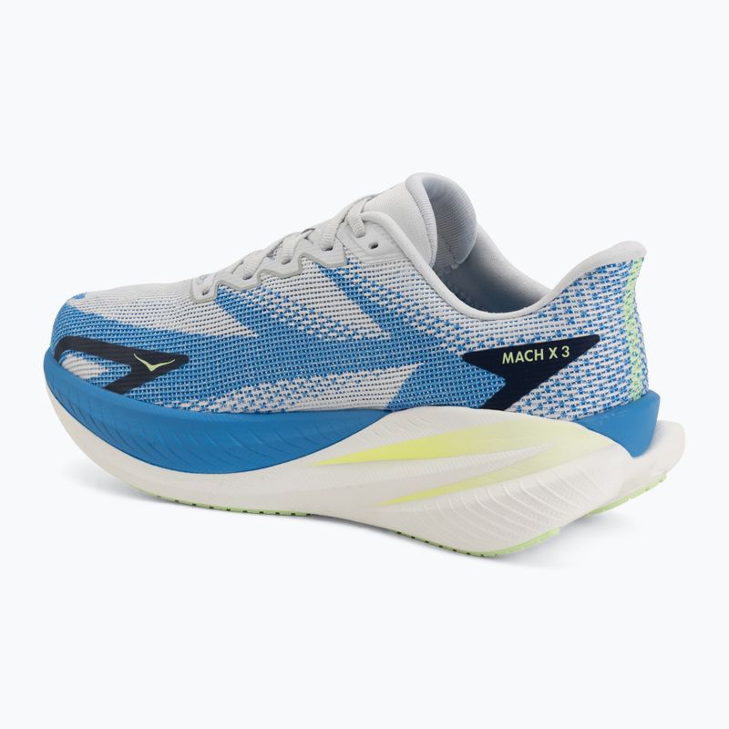 Кросівки для бігу чоловічі HOKA Mach X 3 cosmic grey/virtual blue 3
