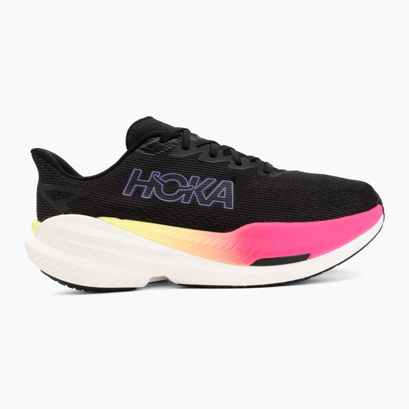 Кросівки для бігу чоловічі HOKA Mach X 3 black/neon nebula 2