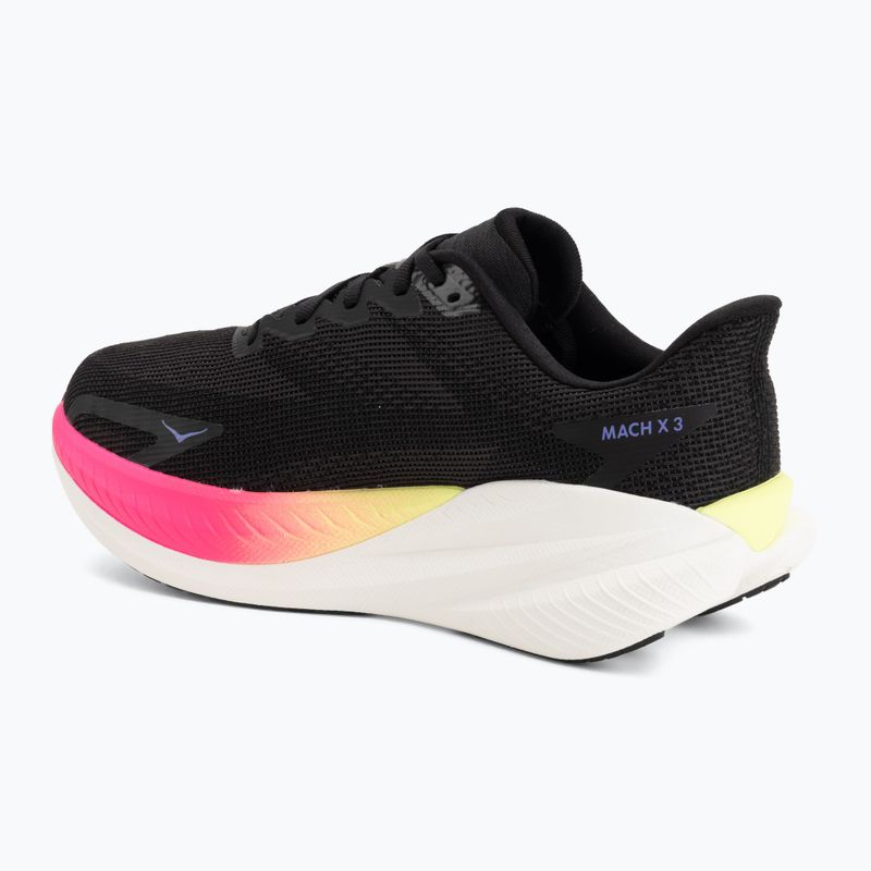 Кросівки для бігу чоловічі HOKA Mach X 3 black/neon nebula 3
