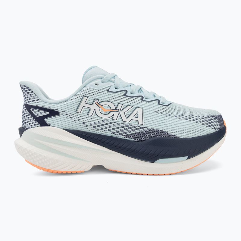 Кросівки для бігу жіночі HOKA Mach X 3 glimmering blue/varsity navy 2