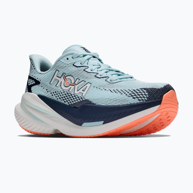 Кросівки для бігу жіночі HOKA Mach X 3 glimmering blue/varsity navy