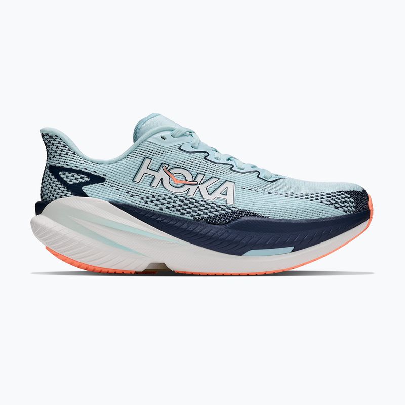 Кросівки для бігу жіночі HOKA Mach X 3 glimmering blue/varsity navy 2