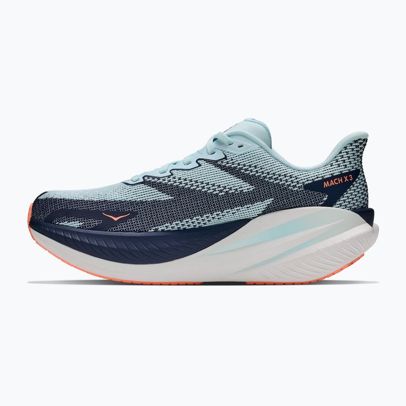 Кросівки для бігу жіночі HOKA Mach X 3 glimmering blue/varsity navy 3