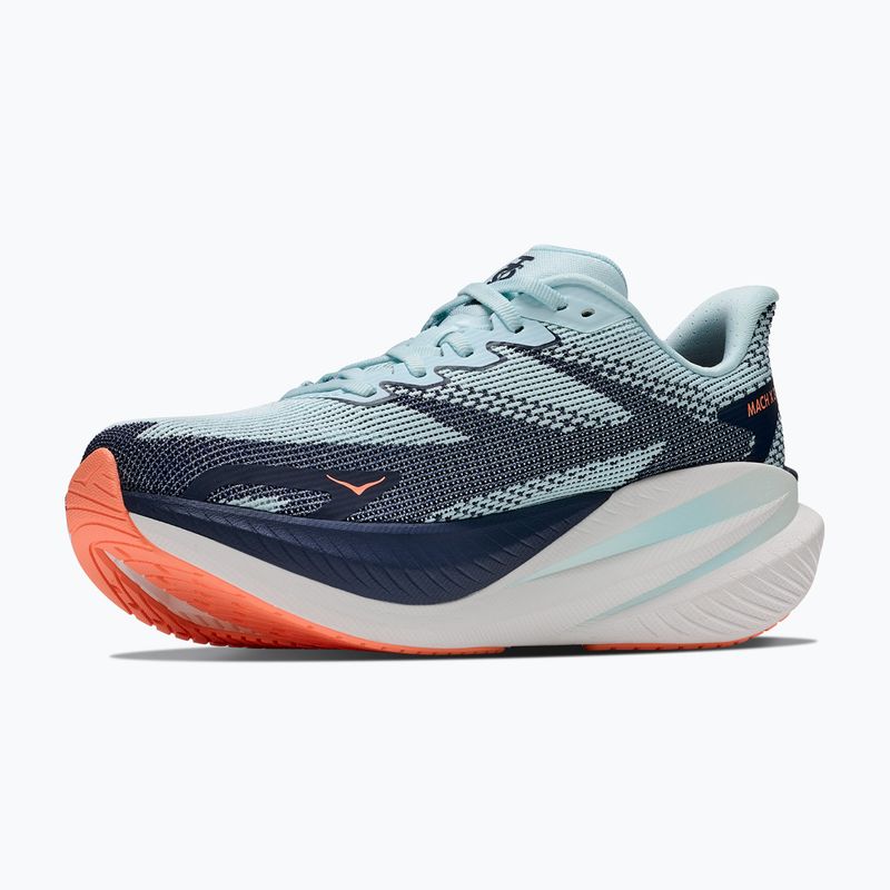 Кросівки для бігу жіночі HOKA Mach X 3 glimmering blue/varsity navy 4