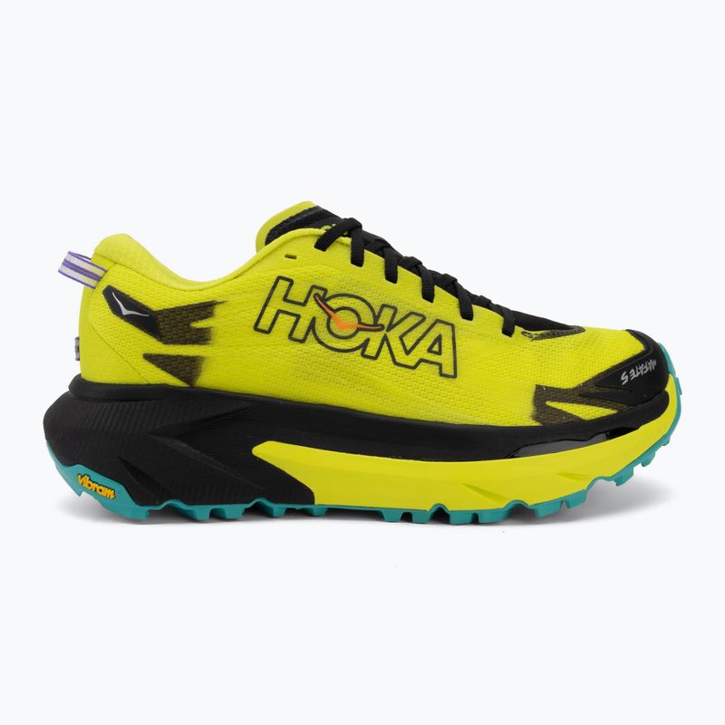 Кросівки для бігу чоловічі HOKA Mafate 5 black/hoka citrus 2