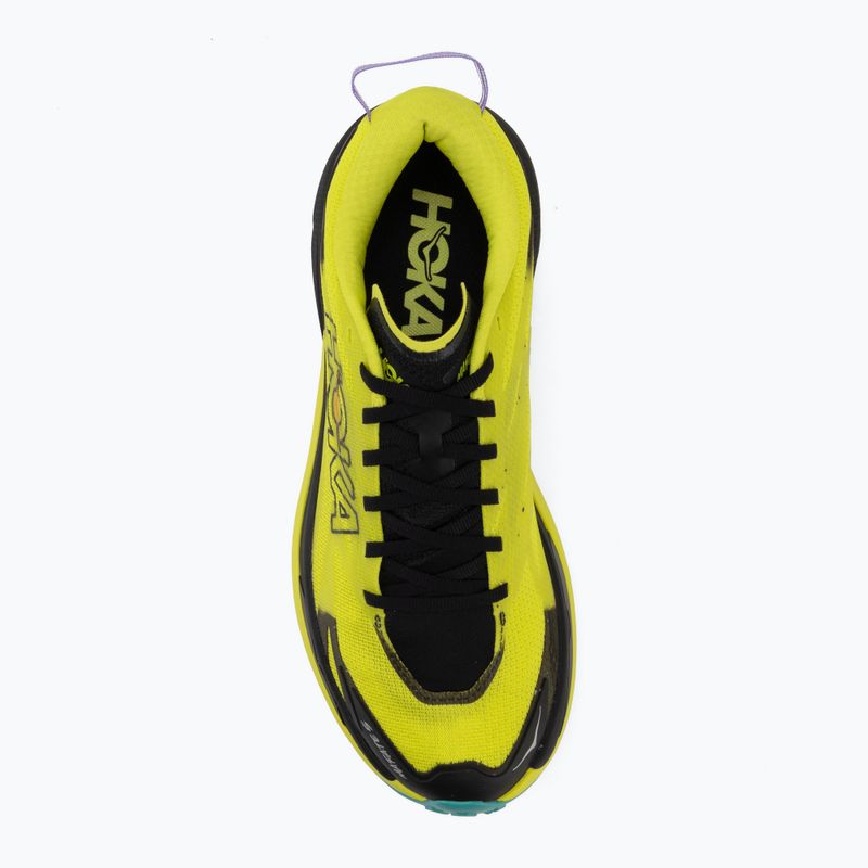Кросівки для бігу чоловічі HOKA Mafate 5 black/hoka citrus 5