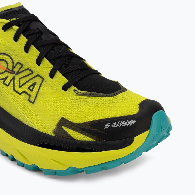 Кросівки для бігу чоловічі HOKA Mafate 5 black/hoka citrus 7