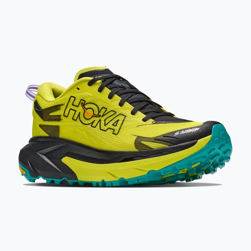 Кросівки для бігу чоловічі HOKA Mafate 5 black/hoka citrus