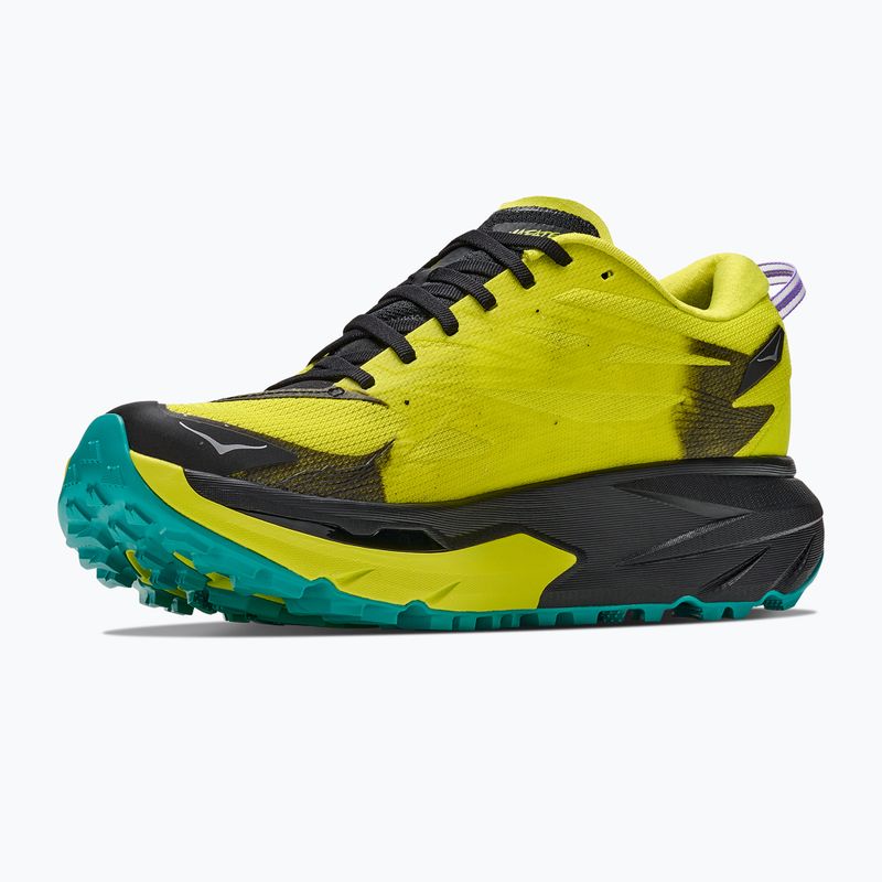Кросівки для бігу чоловічі HOKA Mafate 5 black/hoka citrus 4