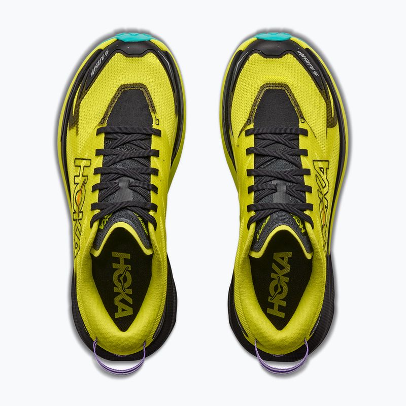Кросівки для бігу чоловічі HOKA Mafate 5 black/hoka citrus 7