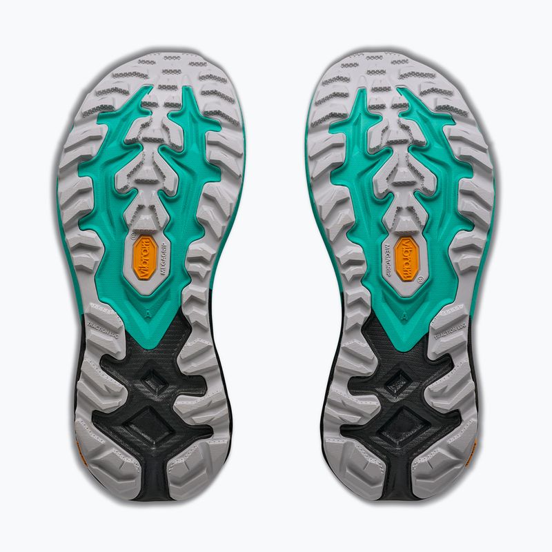 Кросівки для бігу жіночі HOKA Mafate 5 black/electric aqua 7