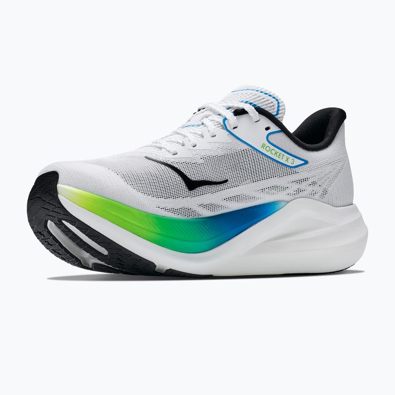 Кросівки для бігу HOKA Rocket X 3 frost/electric lime 4