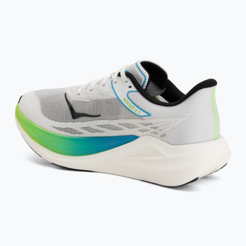 Кросівки для бігу HOKA Rocket X 3 frost/electric lime 3