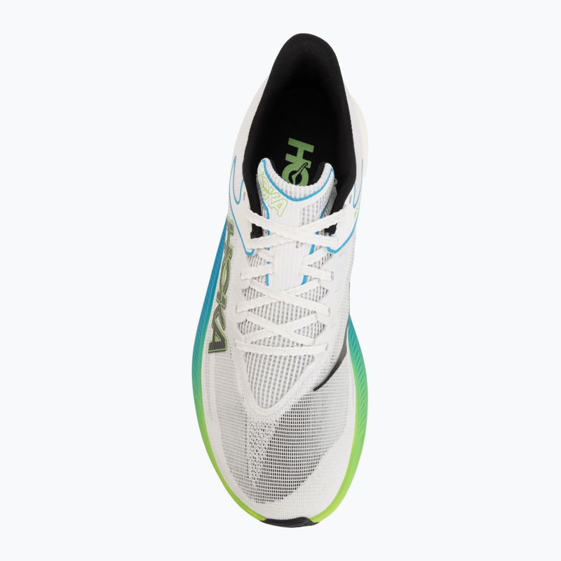 Кросівки для бігу HOKA Rocket X 3 frost/electric lime 5