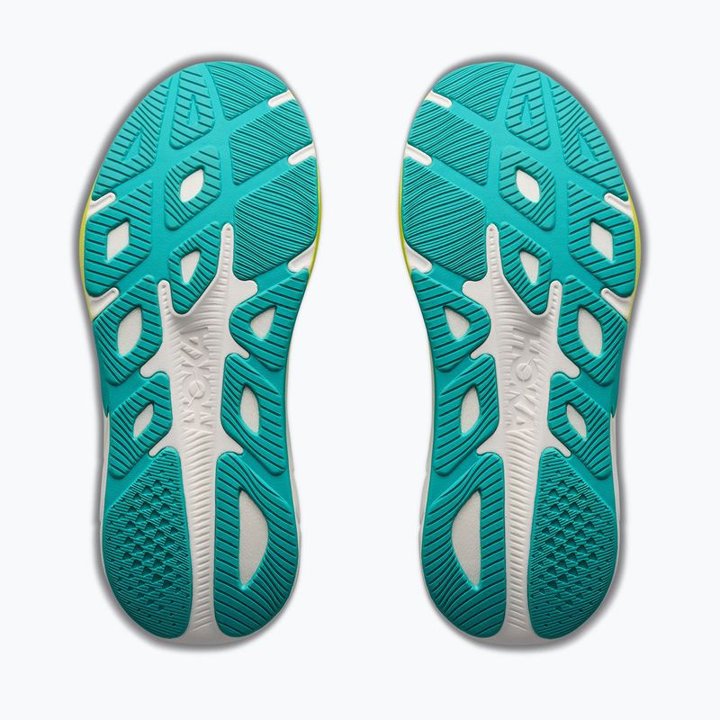 Кросівки для бігу дитячі HOKA Rincon 4 electric aqua/neon hoka citrus 7