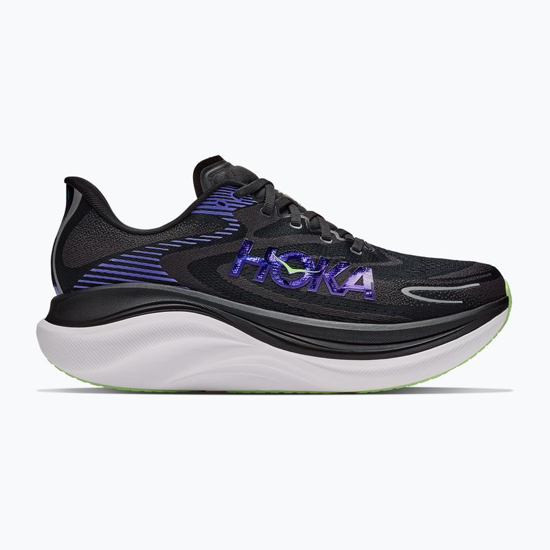 Кросівки для бігу чоловічі HOKA Skyward X 2 carbon black/neon nebula 2