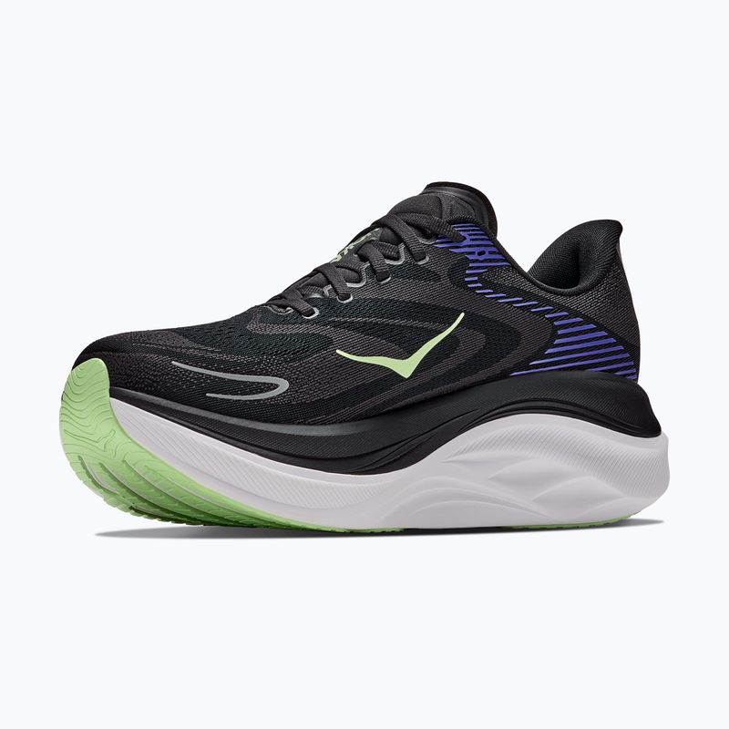 Кросівки для бігу чоловічі HOKA Skyward X 2 carbon black/neon nebula 4