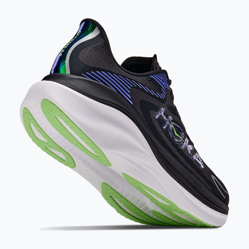 Кросівки для бігу чоловічі HOKA Skyward X 2 carbon black/neon nebula 5