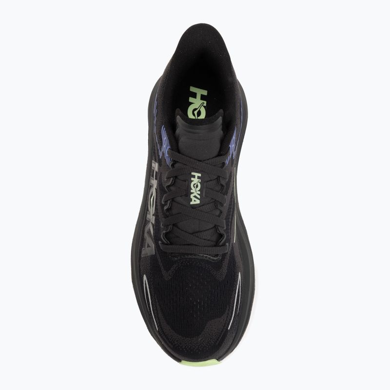 Кросівки для бігу чоловічі HOKA Skyward X 2 carbon black/neon nebula 5