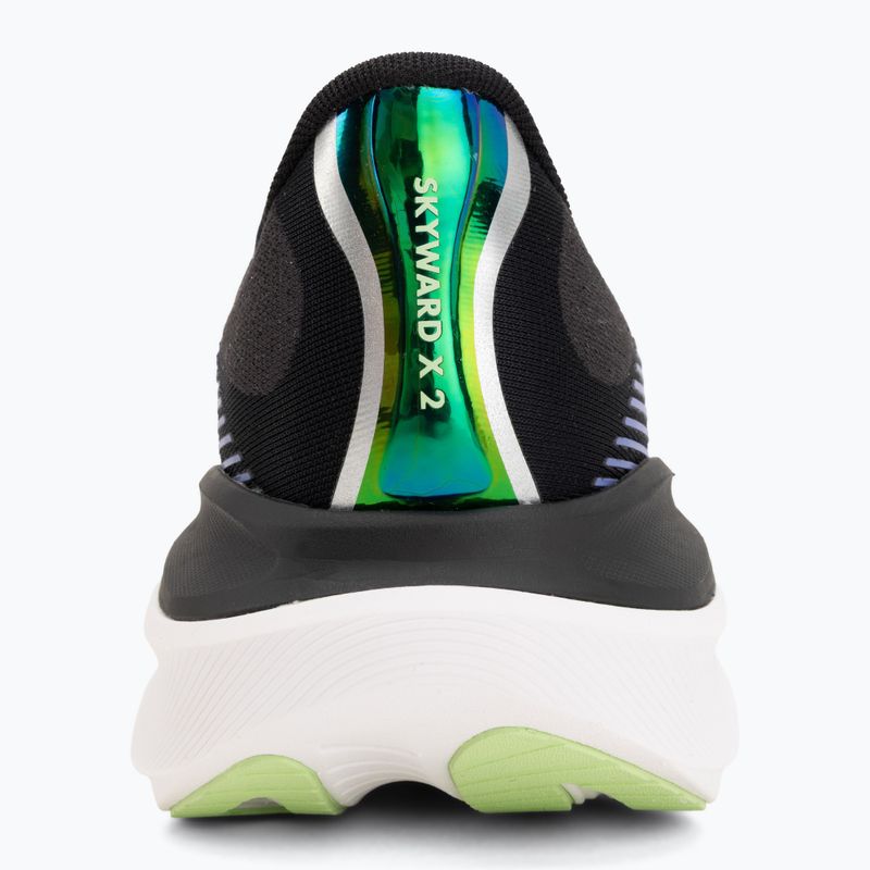 Кросівки для бігу чоловічі HOKA Skyward X 2 carbon black/neon nebula 6