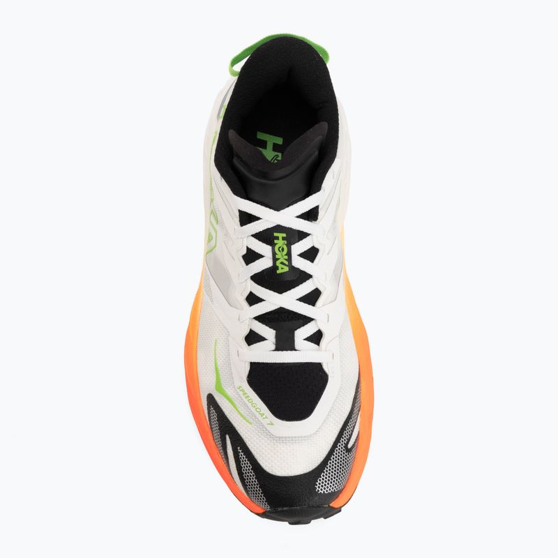 Кросівки для бігу чоловічі HOKA Speedgoat 7 frost/neon tangerine 5